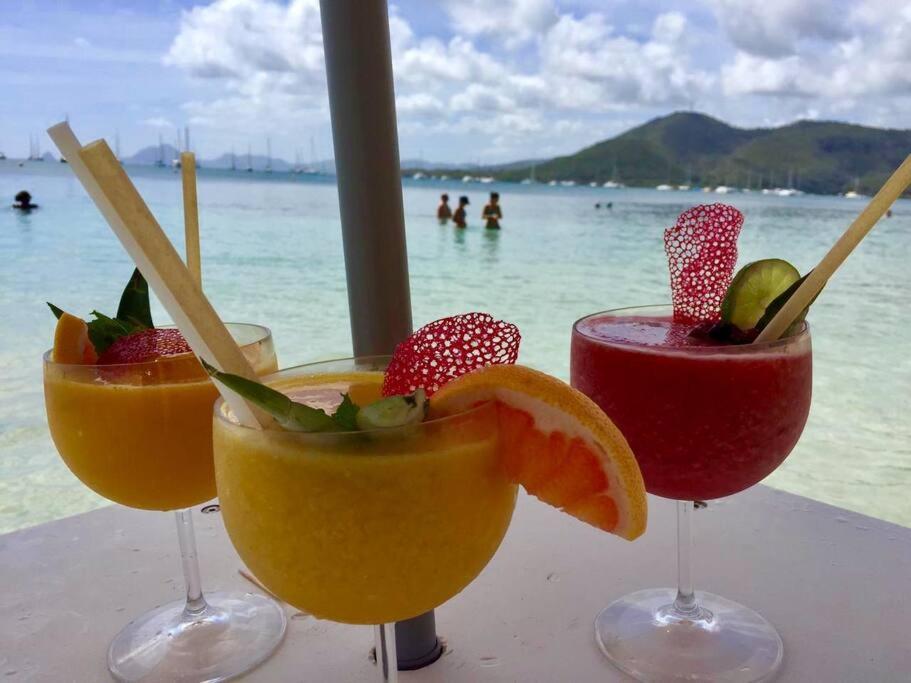 Appartamento Le Hamo - Tropical : T2 piscine proche plage Sainte-Anne Esterno foto